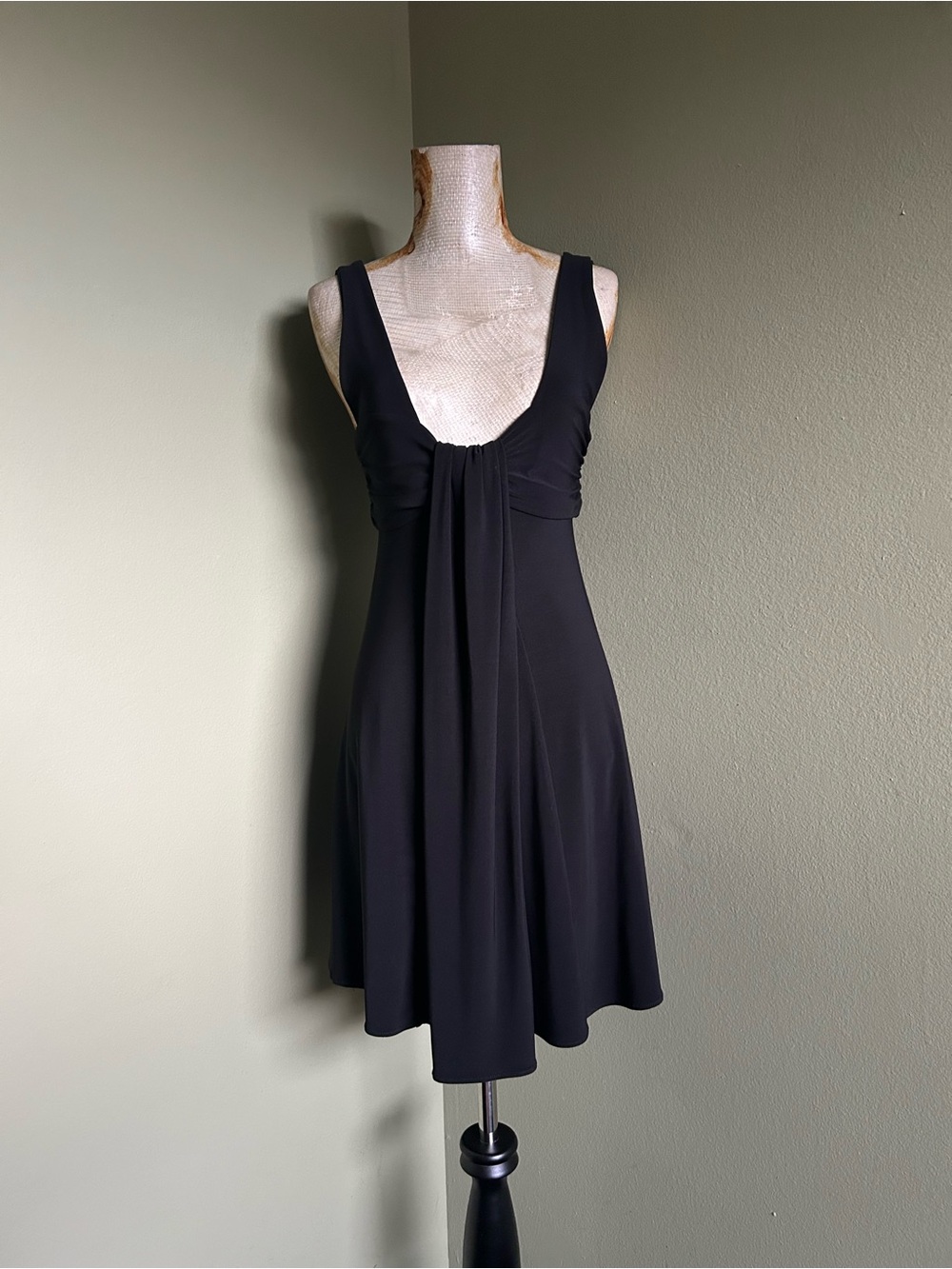 Arden B Black Sleeveless V-Neck Dress Sz  XS